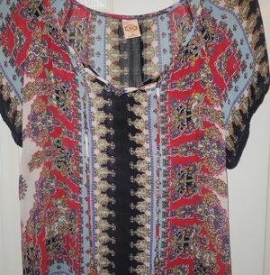 Bila Vibrant Patterned Blouse